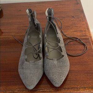 Eileen Fisher lace up leather shoes